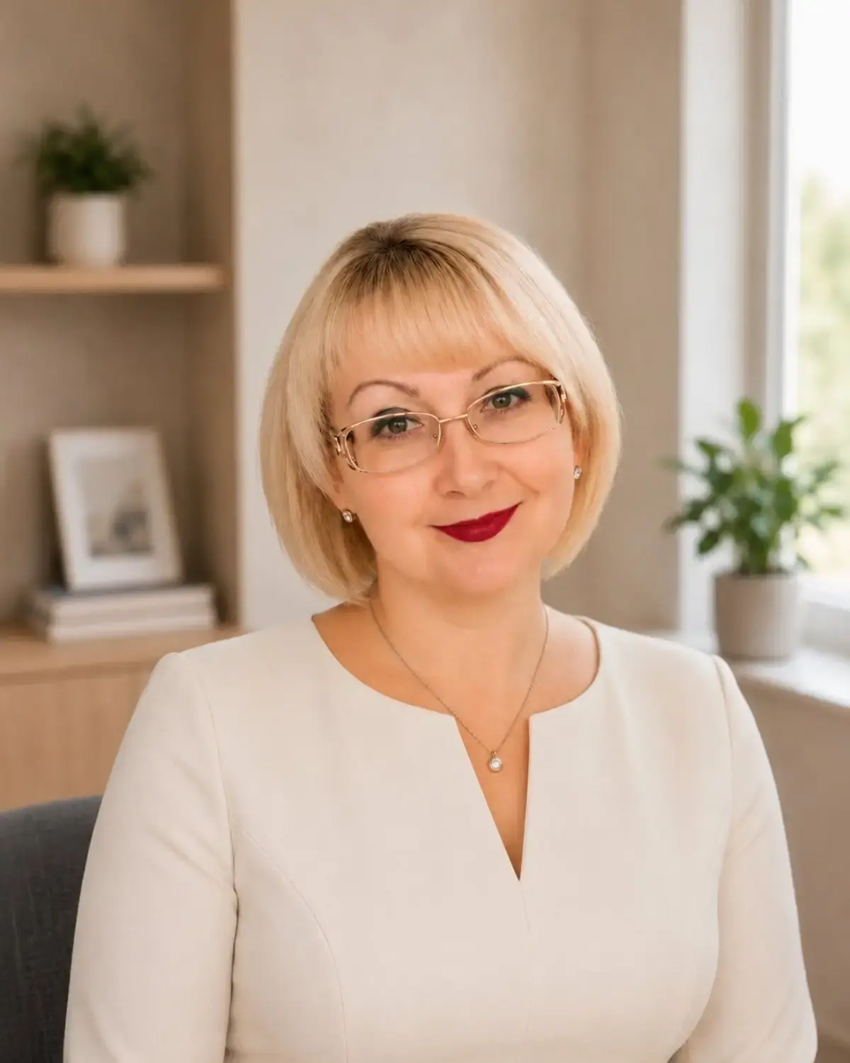 Викладач біології та хімії Марина